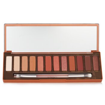 Naked Heat Palette: 12x Eyeshadow, 1x Doubled Ended Blending / Detailed Crease Brush