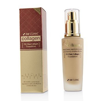 3W Clinic Collagen Foundation - # 23 (Natural Beige)