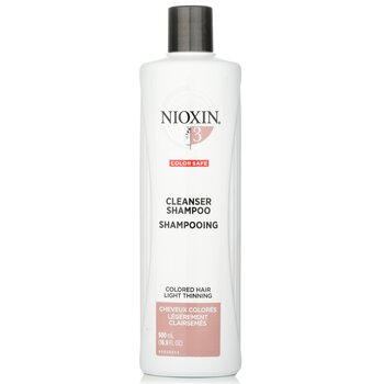 Nioxin Derma Purifying System 3 Cleanser Shampoo (Colored Hair, Light Thinning, Color Safe)