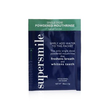 Supersmile Single Dose Powdered Mouthrinse (No Alcohol/Sugar)