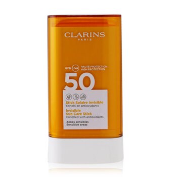 Clarins Invisible Sun Care Stick SPF50 High Protection - For Sensitive Areas (Random Packaging)