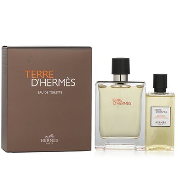 Terre D'Hermes Coffret: Eau De Toilette Spray 100ml/3.3oz + Hair And Body Shower Gel 80ml/2.7oz