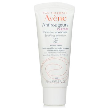 Avene Antirougeurs DAY Soothing Emulsion SPF 30 - For Normal to Combination Sensitive Skin Prone to Redness