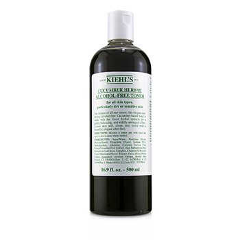 Cucumber Herbal Alcohol-Free Toner - For Dry or Sensitive Skin Types