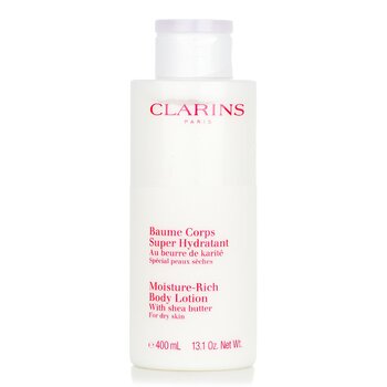 Clarins Moisture-Rich Body Lotion with Shea Butter - For Dry Skin (Super Size Limited Edition)