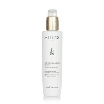 Sothys Vitality Cleansing Milk - For Normal to Combination Skin , With Grapefruit Extract
