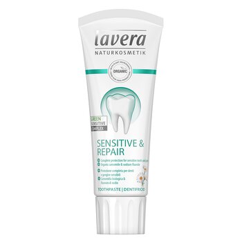 Lavera Toothpaste (Sensitive & Repair) - With Organic Camomile & Sodium Fluoride