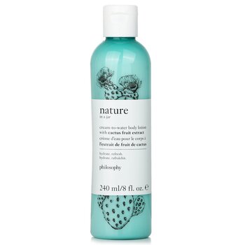 Nature In A Jar Cream-To-Water Body Lotion With Cactus Fruit Extract