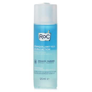 ROC Double Action Eye Make-Up Remover - Removes Waterproof Make-Up (Suitable For The Sensitive Eye Area)