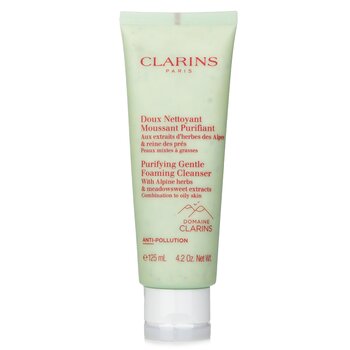 Clarins Purifying Gentle Foaming Cleanser with Alpine Herbs & Meadowsweet Extracts - Combination to Oily Skin