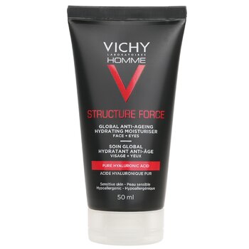 Vichy Homme Structure Force Complete Anti-Ageing Hydrating Moisturiser - For Face + Eyes
