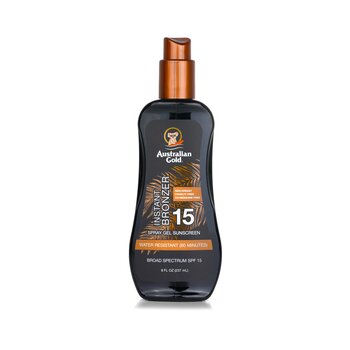 Spray Gel Sunscreen SPF 15 with Instant Bronzer