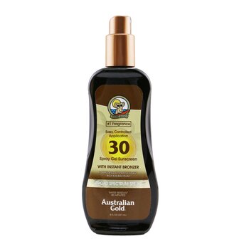 Spray Gel Sunscreen SPF 30 with Instant Bronzer