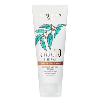 Botanical Sunscreen SPF 50 Tinted Face BB Cream - Rich to Deep