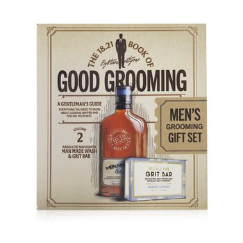 Book of Good Grooming Gift Set Volume 2: Absolute Mahogany (Wash 532ml  + Grit Bar 198g )