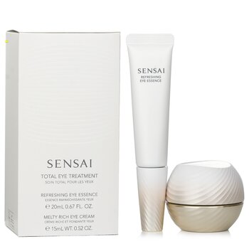Kanebo Sensai Total Eye Treatment Set: Refreshing Eye Essence + Melty Rich Eye Cream
