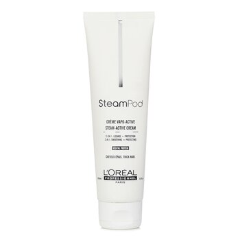 LOreal Professionnel Steampod Steam Active Cream (Smoothing + Protecting) (For Thick Hair)