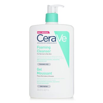 CeraVe Foaming Cleanser For Normal to Oily Skin (With Pump)