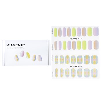 Mavenir Nail Sticker (Patterned) - # Neon Crossline Nail