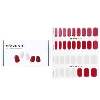 Nail Sticker (Red) - # Burgundy Day Nail