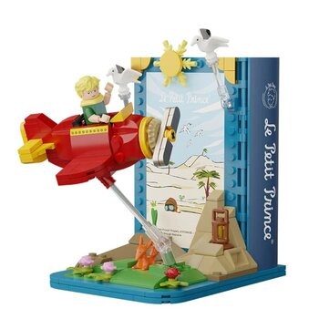Pantasy Le Petit Prince Airplane Book Stand Building Bricks Set