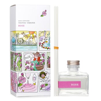 Daily Aroma Japan Tsutsu Uraura Deodorant Reed Diffuser - Rose