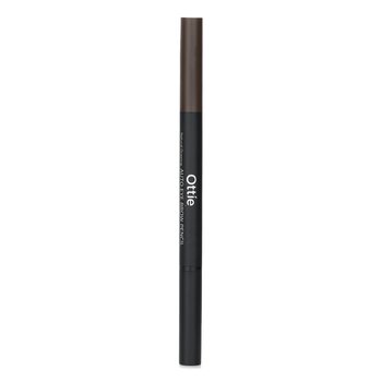 Ottie Natural Drawing Auto Eye Brow Pencil - #02 Dark Brown