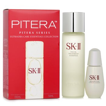 SK II Ultraura Care Essentials Collection: Facial Treatment Essence 230ml + Genoptics Ultraura Essence 50ml