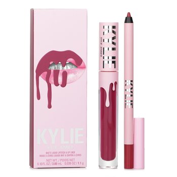 Matte Lip Kit: Matte Liquid Lipstick 3ml + Lip Liner 1.1g - # 103 Better Not Pout